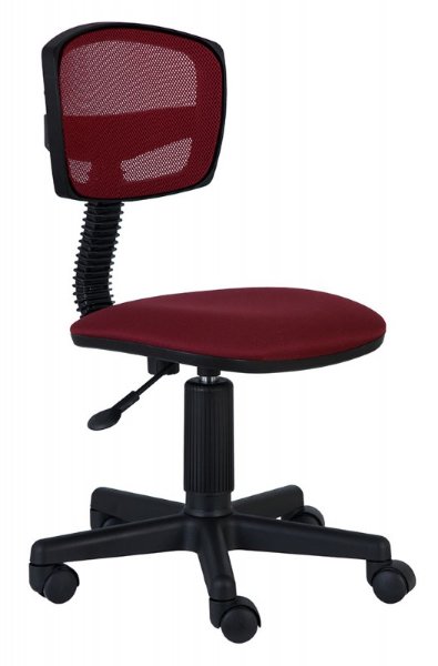 Офисное кресло Бюрократ CH-299/CH/15-11 (спинка бордовая сетка, сиденье бордовая ткань 15-11)