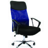 Офисное кресло CHAIRMAN 610 ткань 15-21 черный + TW синий