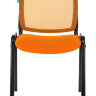 Стул Бюрократ ВИКИ/ОРАНЖ спинка сетка TW-38-3 сиденье оранжевый TW-96-1