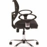 Кресло офисное CHAIRMAN-450 chrom (CH-450 chrom) хром черный