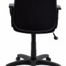 Кресло Бюрократ CH-808-LOW/BLACK низкая спинка черный 10-11