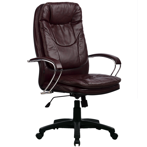 Кресло Metta LK-11 PL 722 кожа New-Leather бордовый