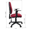 Офисное кресло CHAIRMAN 661 (CH 661) красный