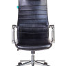 Кресло руководителя Бюрократ KB-9N/ECO/BLACK черный сиденье черный искусственная кожа крестовина хром колеса черный