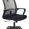Кресло Бюрократ MC-201-H/DG/TW-11 спинка сетка серый TW-04 сиденье черный TW-11