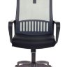 Кресло Бюрократ MC-201-H/DG/TW-11 спинка сетка серый TW-04 сиденье черный TW-11