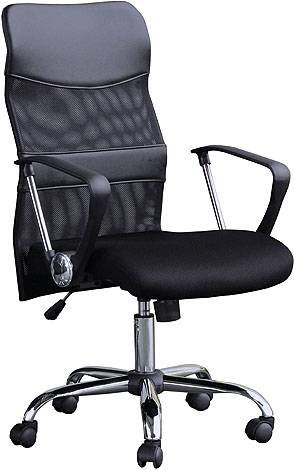 Кресло Erick Black ЭкоКожа/сетка (черный) до 150 кг