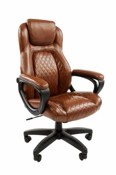 Офисное кресло Chairman 432 экопремиум коричневая