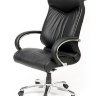 Кресло CHAIRMAN CH-420 (СН-420) Натуральная кожа цвет черный