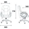 Кресло CHAIRMAN 668 LT (CH-668 LT) (бежевый)