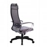 Кресло Metta Комплект 6 серый, кожа New-Leather, крестовина пластик Pl