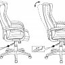 Кресло руководителя Бюрократ CH-879AXSN/F-C ткань кофейная (CH-879DG/F-C)