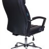 Кресло руководителя Бюрократ T-8000SL/BL+BLACK черный искусственная кожа крестовина хром, усиленное до 181 кг