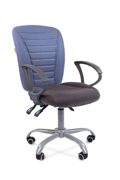 Офисное кресло CHAIRMAN 9801 Эрго ткань сид.10-128 серый/сп.10-141 голубой