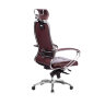 Кресло Samurai KL-2.04 кожа, темно-бордовый