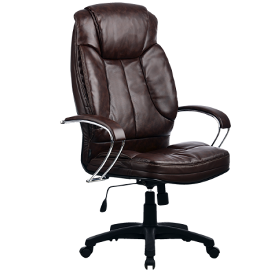 Кресло Metta LK-12 PL 723 кожа New-Leather коричневый