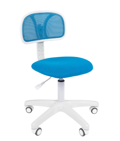 Офисное кресло CHAIRMAN 250 белый пластик TW голубой