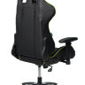 Кресло игровое Бюрократ VIKING 4 AERO SD две подушки черный/салатовый искусст.кожа/ткань