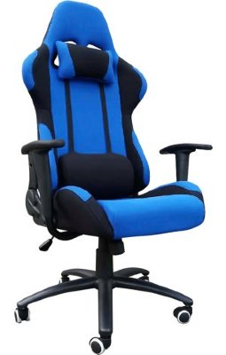 Кресло руководителя Gamer Blue до 120кг.