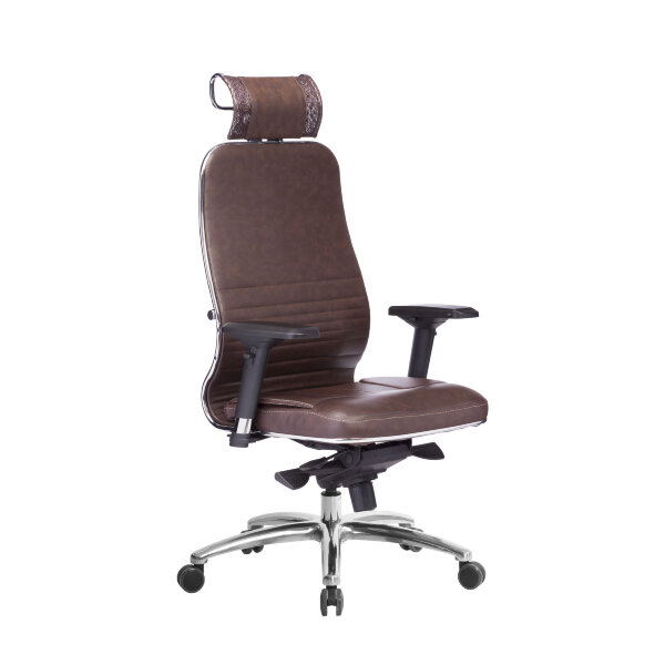 Кресло Samurai KL-3.04 кожа, темно-коричневый