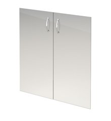Комплект стеклянных дверей АРГО А-стл302 тон. к широкому шкафу А-302 (71х76)