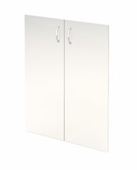 Комплект стеклянных дверей АРГО А-стл304 прозр. к широкому шкафу А-304 (71х115)