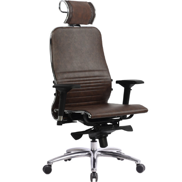 Кресло руководителя САМУРАЙ К-3.03 (SAMURAI K-3.03) Темно-коричневый