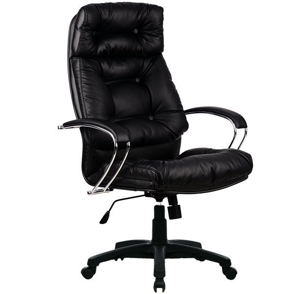 Кресло Metta LK-14 PL 721 кожа New-Leather черный