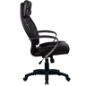 Кресло Metta LK-14 PL 721 кожа New-Leather черный