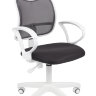Офисное кресло CHAIRMAN 450 LT белый пластик TW-12/TW-04 серый