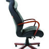 Офисное кресло CHAIRMAN 420 WD кожа черная