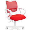 Офисное кресло CHAIRMAN 450 LT белый пластик TW-19/TW-69 красный