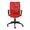 Офисное кресло Бюрократ CH-599/R/TW-97N (Спинка красная сетка TW-35N, сиденье красное TW-97N)