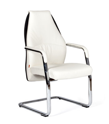 Кресло офисное CHAIRMAN BASIC V экопремиум, белый/черный N