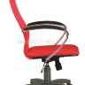 Кресло руководителя Metta bk-8 PL 22 красный, хромированный каркас № 22