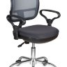 Офисное кресло Бюрократ CH-799SL/DG/TW-12 спинка сетка темно-серый сиденье серый TW-12 крестовина хром