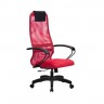 Кресло Metta BP 8 красный, сетка/ткань, крестовина пластик Pl