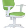 Кресло детское Бюрократ  CH-W356AXSN/15-118 салатовый 15-118 ткань (пластик белый)