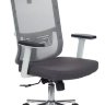 Кресло руководителя Бюрократ MC-W612-H/GR/GRAFIT серый BM-10 сиденье серый BAHAMA сетка/ткань крестовина хром (пластик белый)