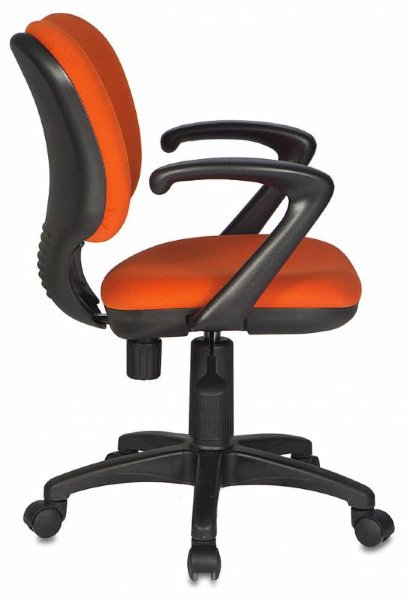 Офисное кресло Бюрократ CH-540AXSN-Low/26291 низкая спинка,  (оранжевое 26-29-1)