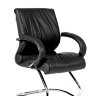 Офисное кресло CHAIRMAN 445 кожа черная