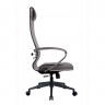 Кресло Metta Комплект 6 серый, кожа New-Leather, крестовина пластик Pl-2