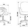 Офисное кресло Бюрократ CH-513AXN/#Grey (серое JP-15-1)
