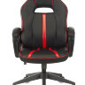 Кресло игровое Бюрократ VIKING ZOMBIE A3 RED черный/красный искусственная кожа