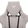 Кресло игровое Бюрократ VIKING LOFT G серый Morris гусин.лапка с подголов. крестовина металл