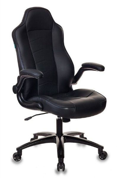 Кресло игровое Бюрократ VIKING-2/BLACK черный искусственная кожа